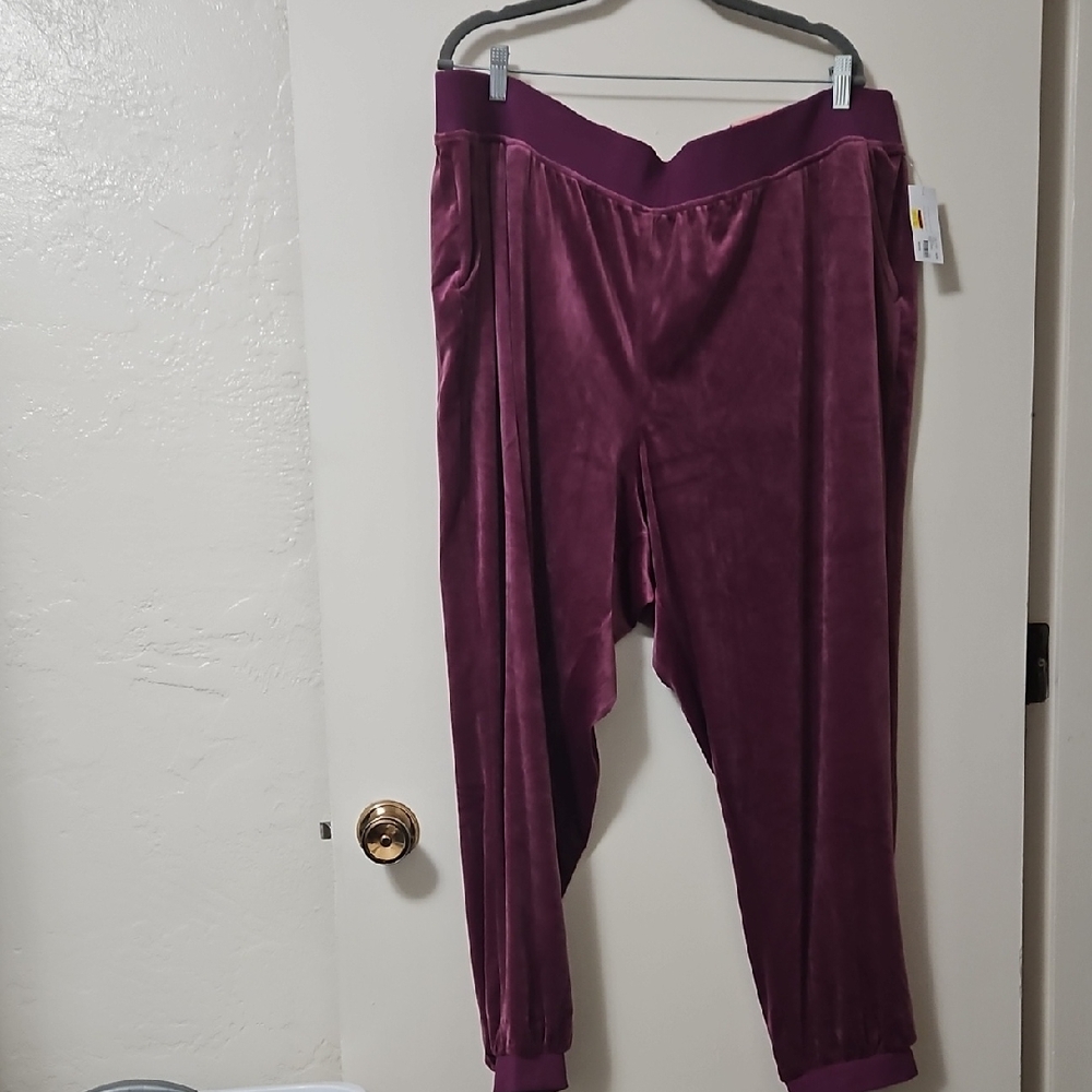 Lane Bryant Rich Purple Valour  Livi Active Joggers